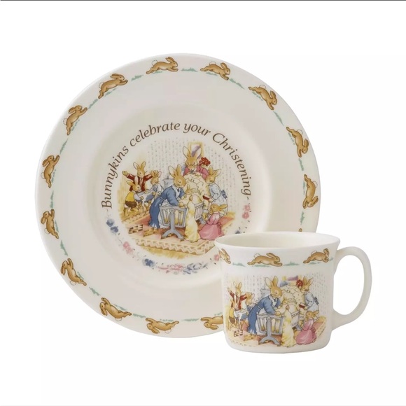 Royal Doulton Other - ROYAL DOULTON Bunnykins Christening Mug & Plate NWOB